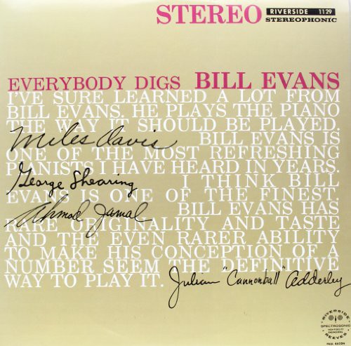 Bill Evans: Everybody Digs Bill Evans { Vinyl }