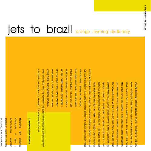 Jets to Brazil: Orange Rhyming Dictionary { Vinyl }
