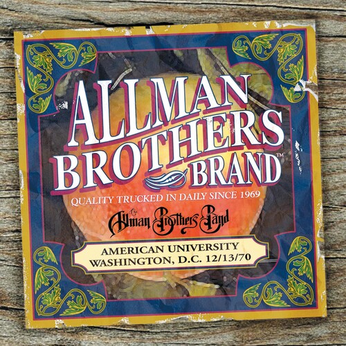 The Allman Brothers Band: American University Washington D.C.12-13-70 { Vinyl }