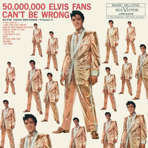 Elvis Presley: 50,000,000 Elvis Fans Can't Be Wrong: Elvis' Gold Records Volume 2 { Vinyl }