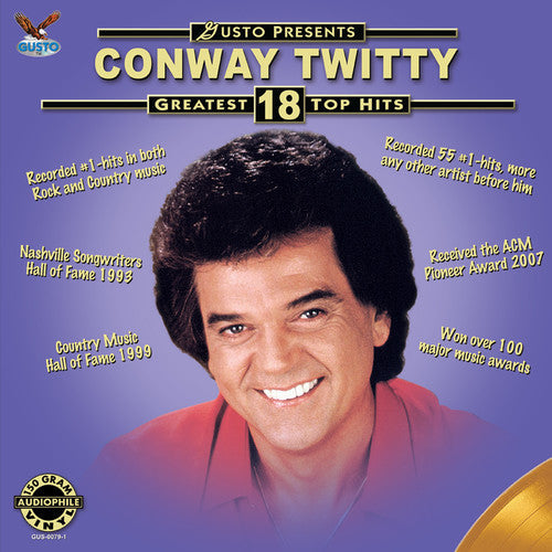 Conway Twitty: Greatest 18 Top Hits { Vinyl }
