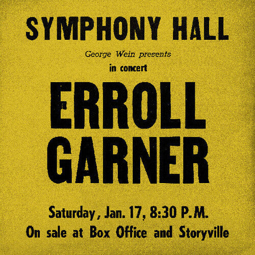 Erroll Garner: Symphony Hall Concert { Vinyl }