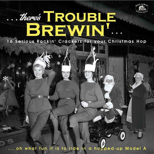 Various Artists: There's Trouble Brewin': 16 Serious Rocki' Crackers For Your Christmas Hop (Various Artists) { Vinyl }