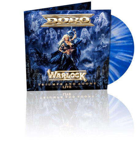 Doro: Warlock - Triumph & Agony Live (Marble Blue & White Vinyl) { Vinyl }