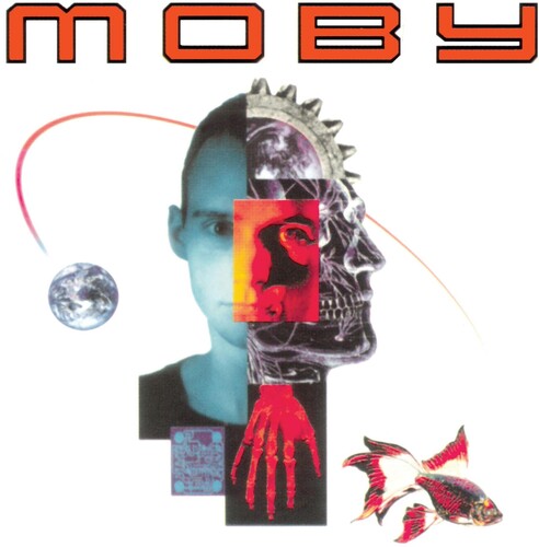 Moby: Moby - Black/White Marble on Blue { Vinyl }