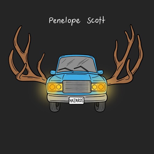 Penelope Scott: Hazards - White & Black A-Side/B-Side { Vinyl }