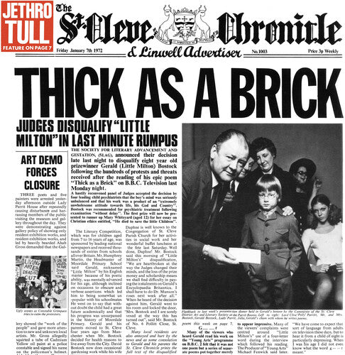 Jethro Tull: Thick As A Brick (50th Anniversary Edition) { Vinyl }