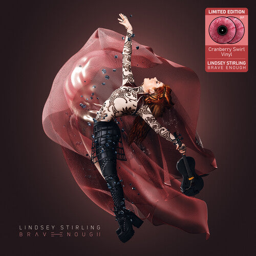 Lindsey Stirling: Brave Enough- Cranberry Swirl { Vinyl }