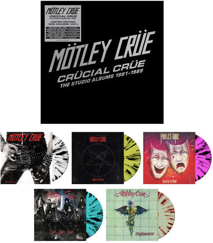 Motley Crue: Crucial Crue: The Studio Albums 1981-1989 { Vinyl }