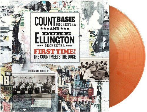 Ellington, Duke / Basie, Count: First Time! The Count Meets The Duke - Ltd Orange & White Vinyl { Vinyl }