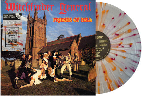 Witchfinder General: Friends Of Hell - Clear Red Orange & White Splatter Vinyl { Vinyl }