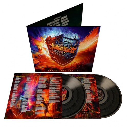 Judas Priest: Invincible Shield - Deluxe Gatefold Black Vinyl with Alternate Cover Artwork { Vinyl }