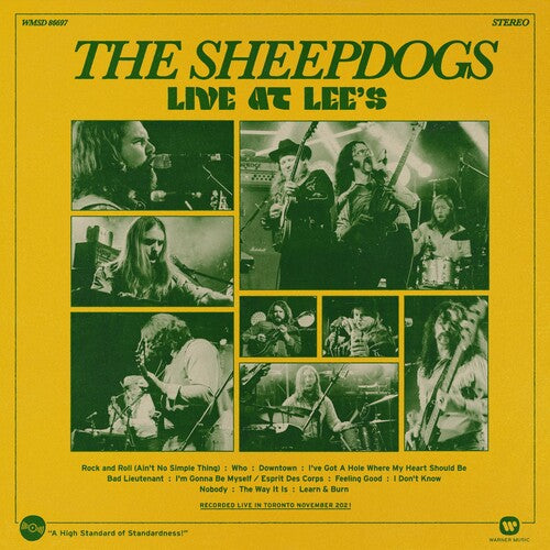 The Sheepdogs: Live At Lees - Translucent Green Colored Vinyl { Vinyl }