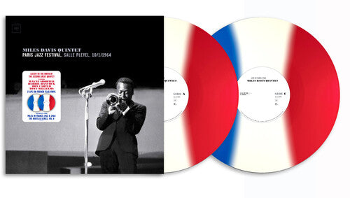 Miles Davis: Paris Jazz Festival, Salle Pleyel 10/1/1964 (2 LP) (140g Vinyl/ Blue, White & Red French Flag Inspired Vinyl) { Vinyl }