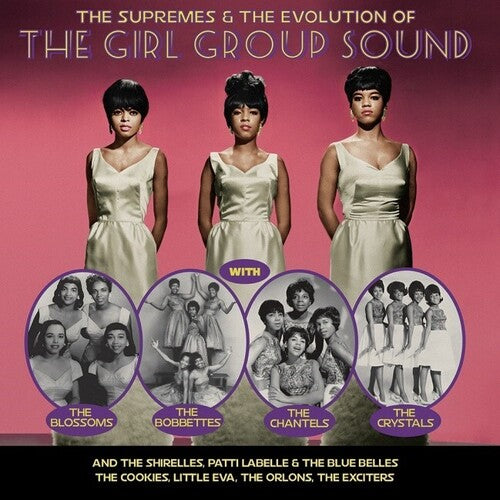 Supremes & the Evolution of the Girl Group Sound: Supremes & The Evolution Of The Girl Group Sound / Various - 140gm Pink & Black Marble Vinyl { Vinyl }
