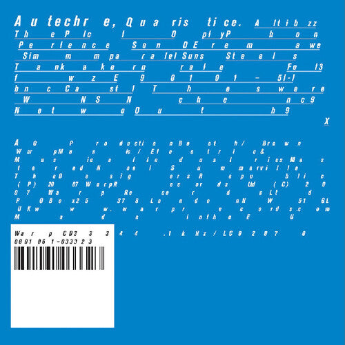 Autechre: Quaristice { Vinyl }
