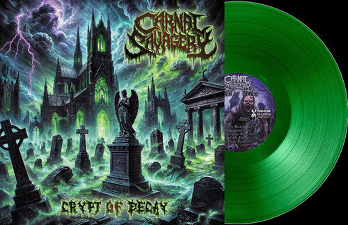 Carnal Savagery: Crypt of Decay - Cemetery Green { Vinyl }