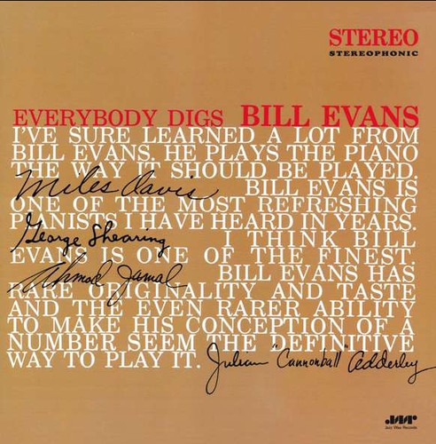 Bill Evans: Everybody Digs Bill Evans { Vinyl }