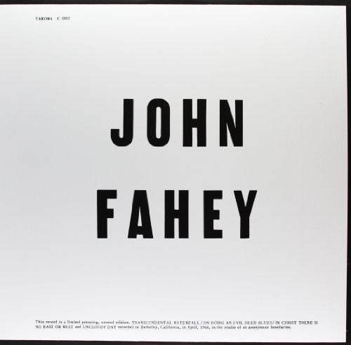 John Fahey: Blind Joe Death { Vinyl }