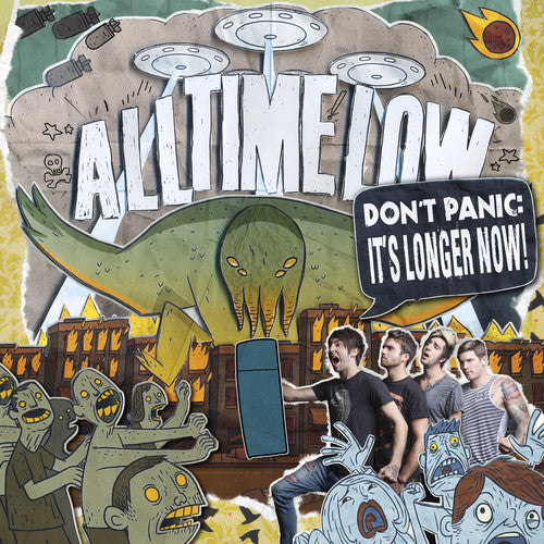 All Time Low: Don't Panic: It's Longer Now - Orange { Vinyl }