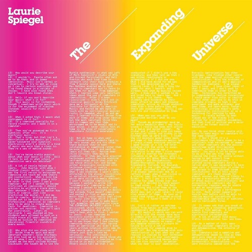 Laurie Spiegel: The Expanding Universe { Vinyl }