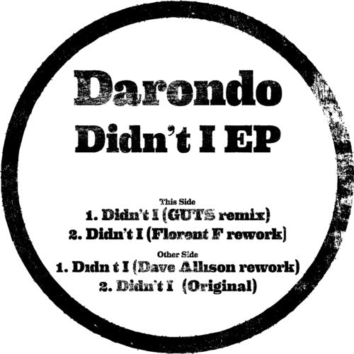 Darondo: Didn't I { Vinyl }
