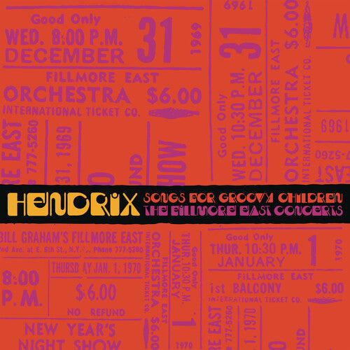 Jimi Hendrix: Songs For Groovy Children: The Fillmore East Concerts { Vinyl }