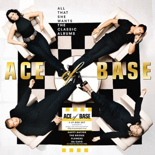 Ace of Base: All That She Wants: The Classic Albums [180-Gram Green, Red, Blue & Yellow Colored Vinyl] { Vinyl }