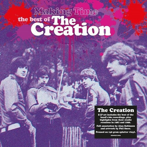 The Creation: Making Time: The Best Of [140-Gram Splatter Colored Vinyl] { Vinyl }