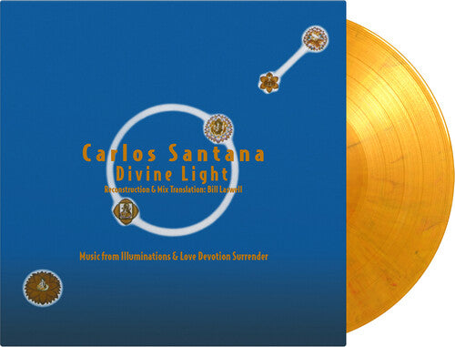 Carlos Santana: Divine Light: Reconstruction & Mix Translation By Bill Laswell - Limited Gatefold 180-Gram Yellow, Red & Black Marble Colored Vinyl { Vinyl }