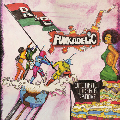 Funkadelic: One Nation Under A Groove - Red & Green Colored Vinyl with Bonus 12-Inch { Vinyl }