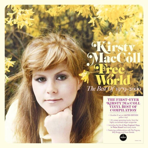 Kirsty MacColl: Free World: The Best Of Kirsty Maccoll 1979-2000 - 140-Gram Yellow Colored Vinyl { Vinyl }