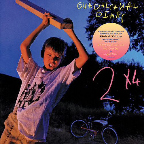 Guadalcanal Diary: 2 X 4 - Pink/yellow Swirl { Vinyl }