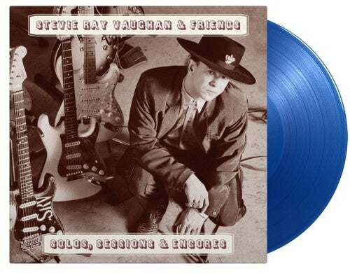Vaughan, Stevie Ray & Friends: Solos Sessions & Encores - Limited 180-Gram Translucent Blue Colored Vinyl { Vinyl }