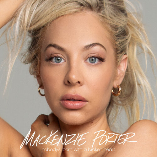 Mackenzie Porter: Nobody's Born with a Broken Heart - Smokey Grey/Blue & White { Vinyl }