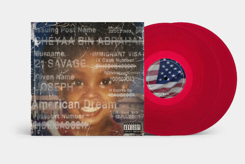 JID feat. 21 Savage and Baby Tate: American Dream - Red Colored Vinyl { Vinyl }