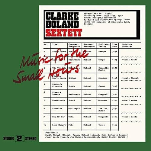 Clarke-Boland Sextett: Music For The Small Hours { Vinyl }