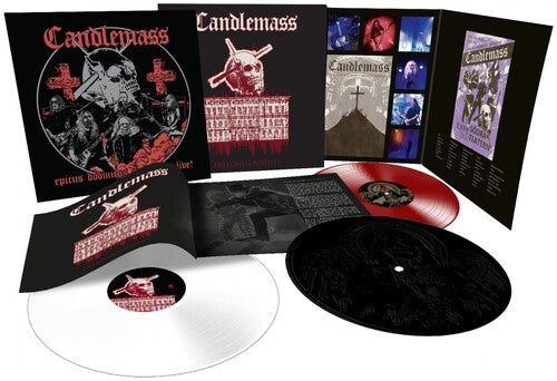 Candlemass: Tritonus Nights - 3LP Red, White & Black Etched Vinyl Boxset { Vinyl }