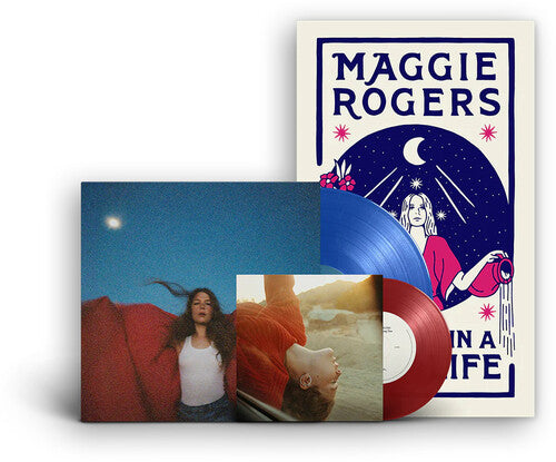 Maggie Rogers: Heard It In A Past Life: 5th Anniversary - Deluxe Edition on Blue Colored Vinyl with Bonus Red Colored 7-Inch Vinyl & Poster { Vinyl }