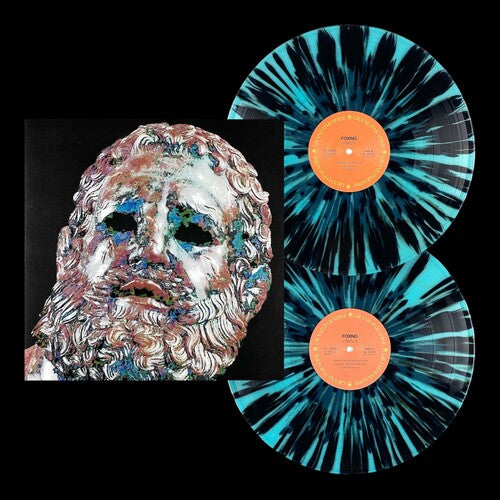 Foxing: Foxing - Ice Blue with Black Splatter { Vinyl }