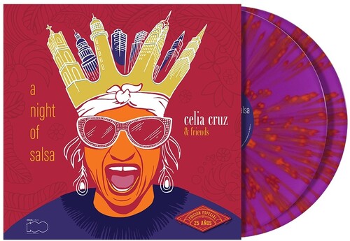 Celia Cruz: A Night Of Salsa   (25th Anniversary Edition) [Magenta Splatter LP] { Vinyl }