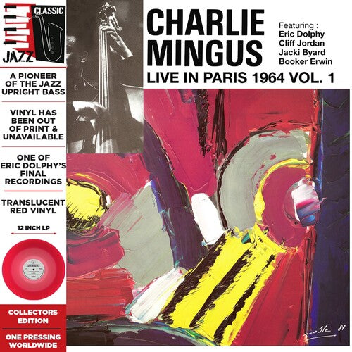 Charlie Mingus: Live in Paris, 1964 Vol. 1 - Translucent Red { Vinyl }