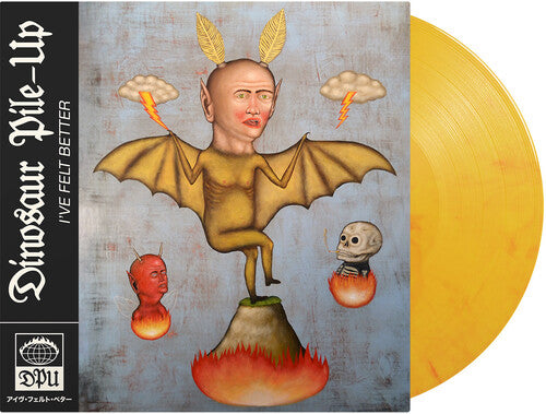 Dinosaur Pile-Up: I'Ve Felt Better - Yellow Flame Marble { Vinyl }