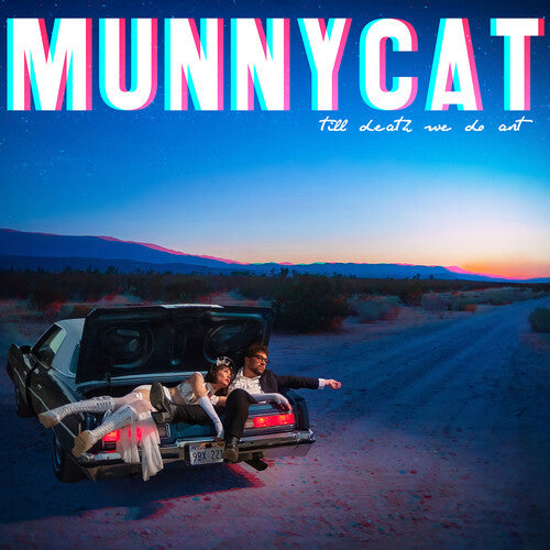 Munnycat: Till Death We Do Art - Red/Blue Split { Vinyl }