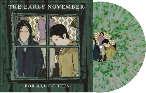 The Early November: For All Of This - Green/Black Splatter { Vinyl }