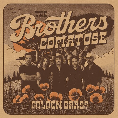 The Brothers Comatose: Golden Grass - Splattered Orange & Blue { Vinyl }
