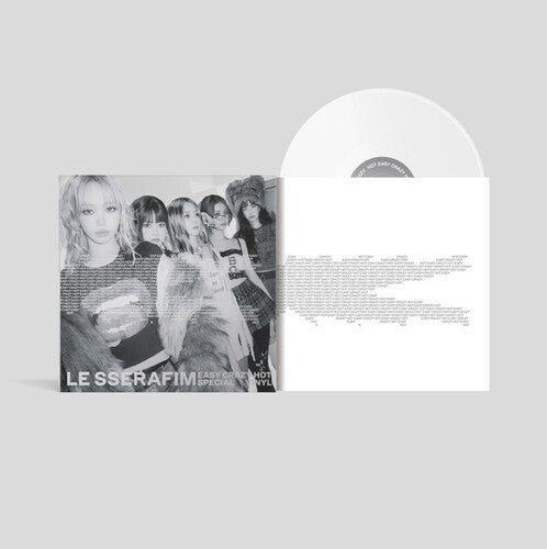 Le Sserafim: 'EASY-CRAZY-HOT' SPECIAL VINYL [SILVER WHITE] { Vinyl }