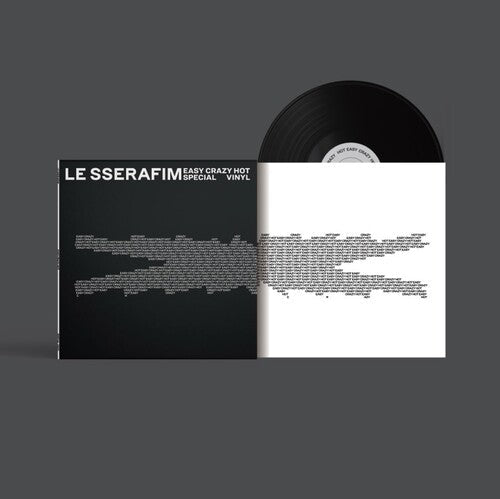 Le Sserafim: 'EASY-CRAZY-HOT' SPECIAL VINYL [CARBON BLACK] { Vinyl }