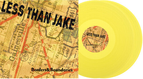 Less than Jake: Borders & Boundaries 25th Anniversary - Yellow { Vinyl }