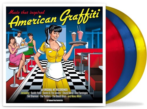 American Graffiti / Various: American Graffiti / Various - Red, Blue & Yellow Vinyl { Vinyl }